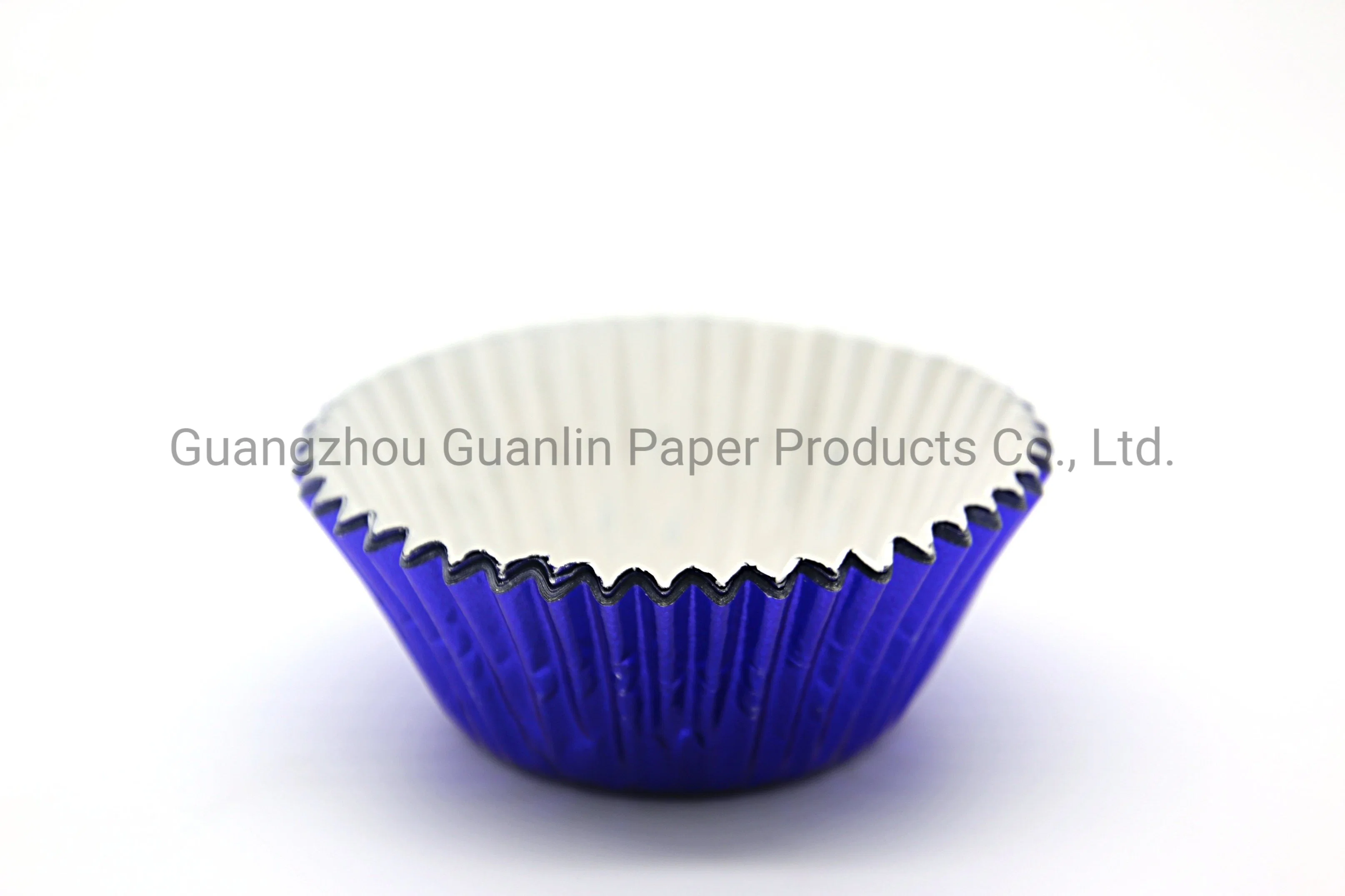 Commerce de gros Certification LFGB Cupcake 53GSM feuille de papier aluminium Cup