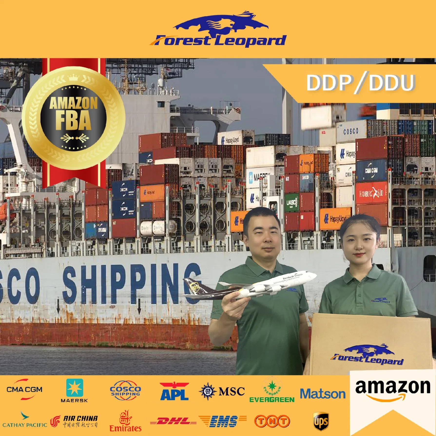 FedEx DHL DDP Express Door to Door Air Sea Freight Forwarder Shipping Rates Agent China Yiwu to UK USA