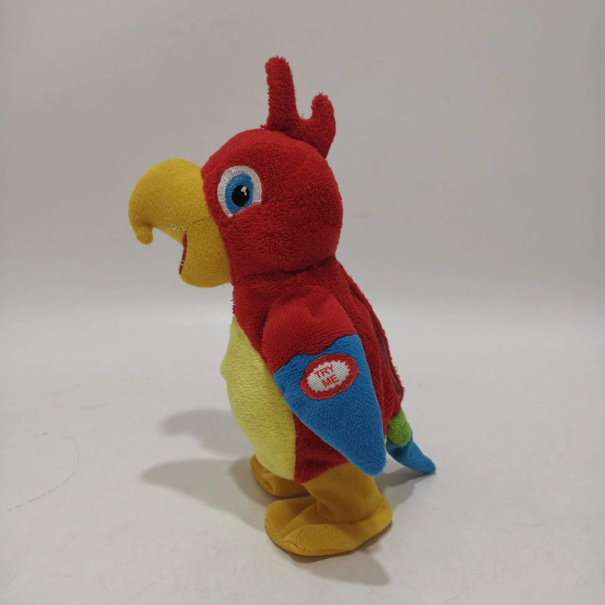 Amazon Hot Selling Item Animated Parrot Talking Back Plush Toys Fun Gifts for Children Play with Other BSCI Factory