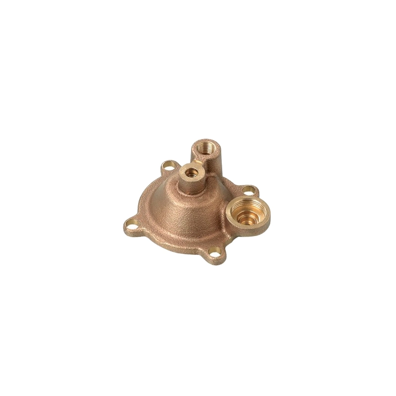 Densen Customized High Precision Thermostatic Solenoid Valve Body Housing Parts Sand Custom Bronze Casting Service Foundry