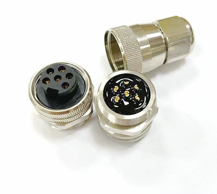 Female Field Assembly M23 6-Pin Waterproof IP67 Connector