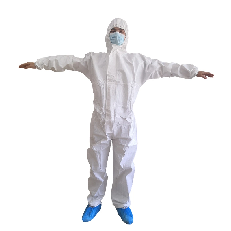 Wholesale/Supplier OEM Disposable Safety Clothes Workwear PPE Coverall Breathable Protective Suits