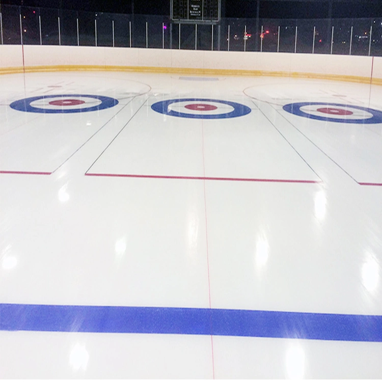 Smooth Surface HDPE Synthetic Ice Hockey Rink Interlockingflooring Ice Sheets for Ice Skating