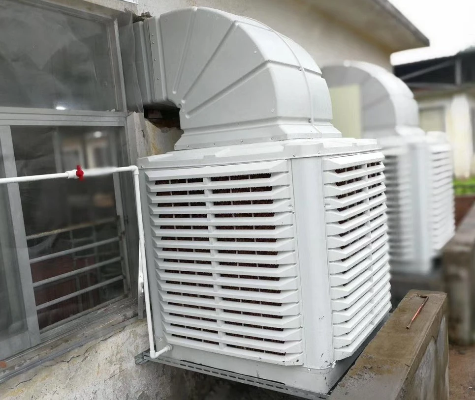Evaporative Air Cooler Wall-Mounted Ventilator Pig Farm Livestock Poultry Equipment