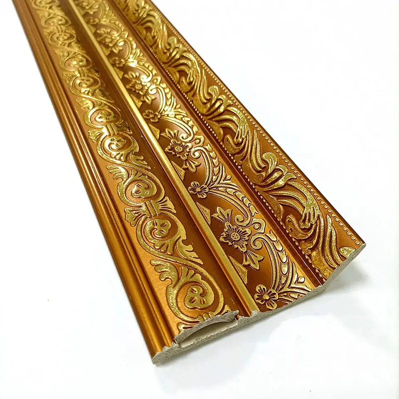 Design Gilding Madeira impermeável para Tecto friso decorativo PS Crown Cornija moldagem da Estrutura