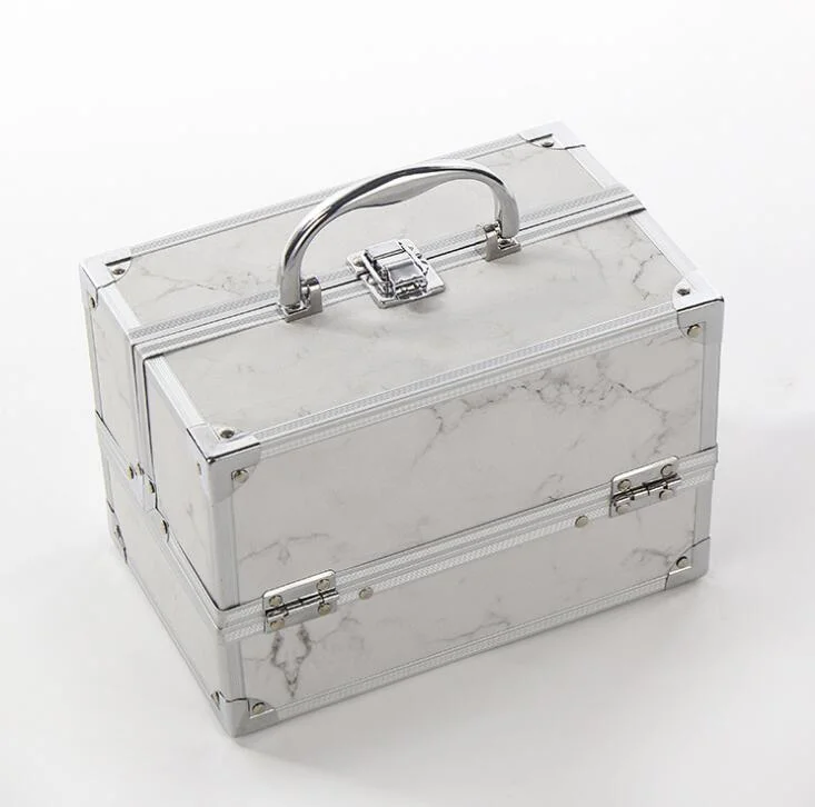 Léger en aluminium cosmétiques personnalisés vanity case maquillage