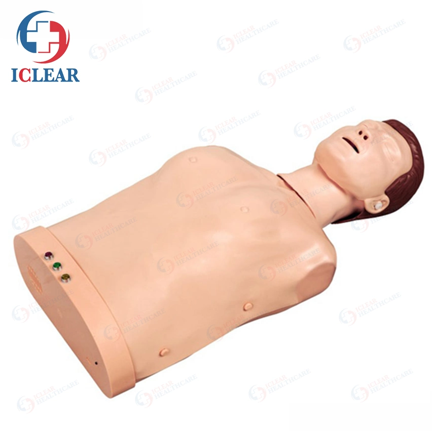 Medizinische Halbkörper Erwachsene CPR Training Manikin mit Licht und Sprachalarm