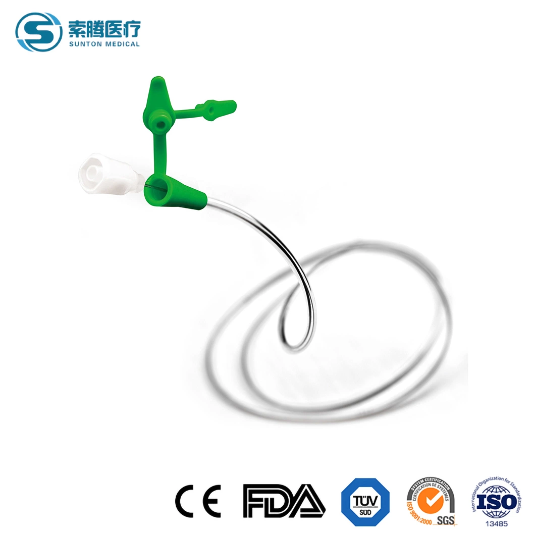 Tubo de estômago médico estéril descartável de Sunton China 100% de borracha de silicone Nasogastic estômago tubo de alimentação fábrica amostra livre silicone borracha estômago Tubo