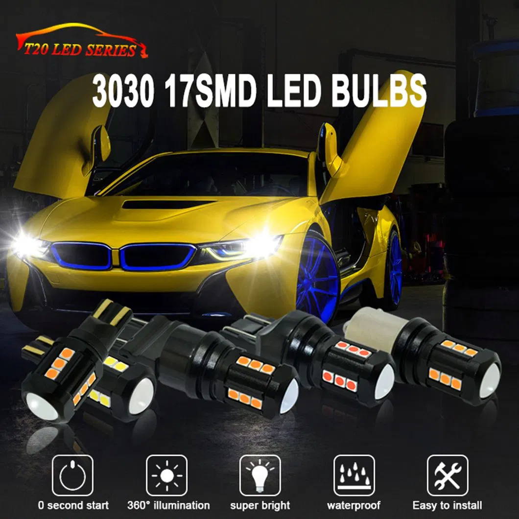 G-View 17SMD Amber/Weiß/Rot 7443 3156 Auto Zubehör Lampe Auto Licht Signal für LED 1156 DRL Lights ODM