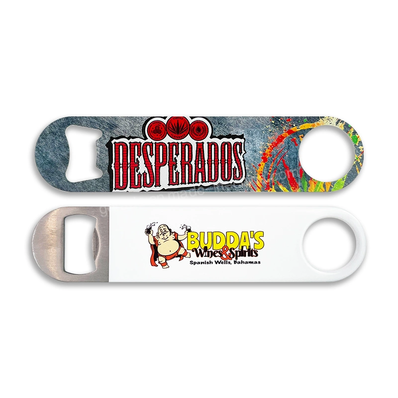 Wholesale/Supplier Bahamas Metal Stainless Steel Beer Bottle Opener with Customized Logo PVC Cover