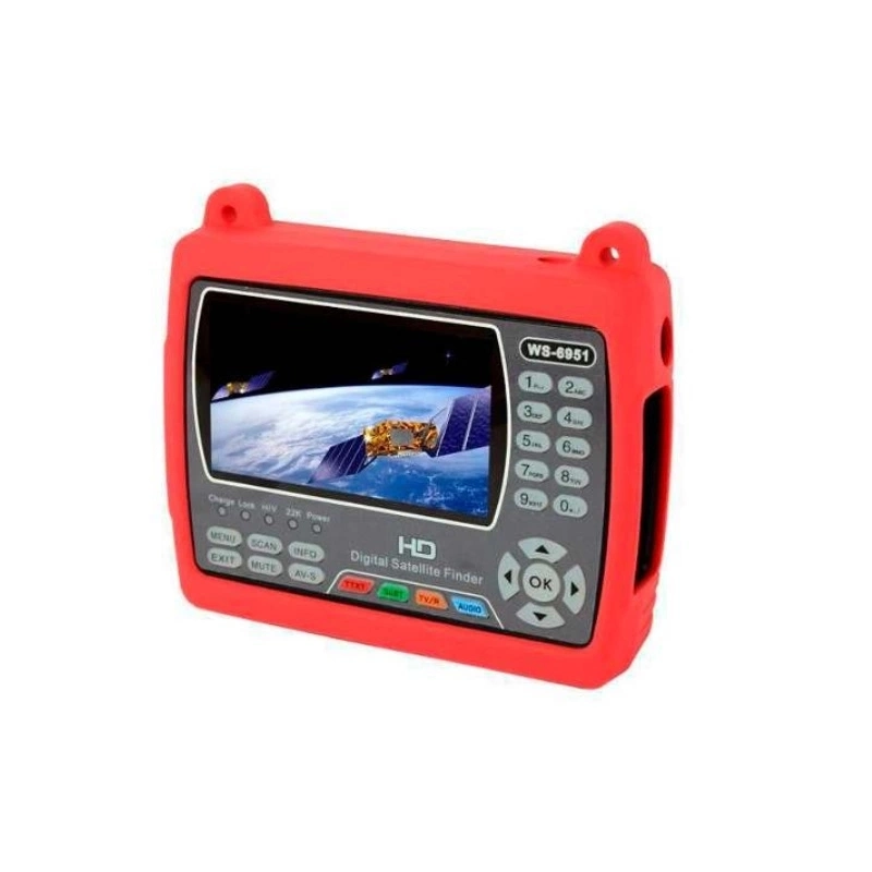 Factory Price HD Satlink Ws-6951 DVB-S2 Digital Satellite Finder Meter with 4.3 Inch LCD Screen and Backlight (ws6951)