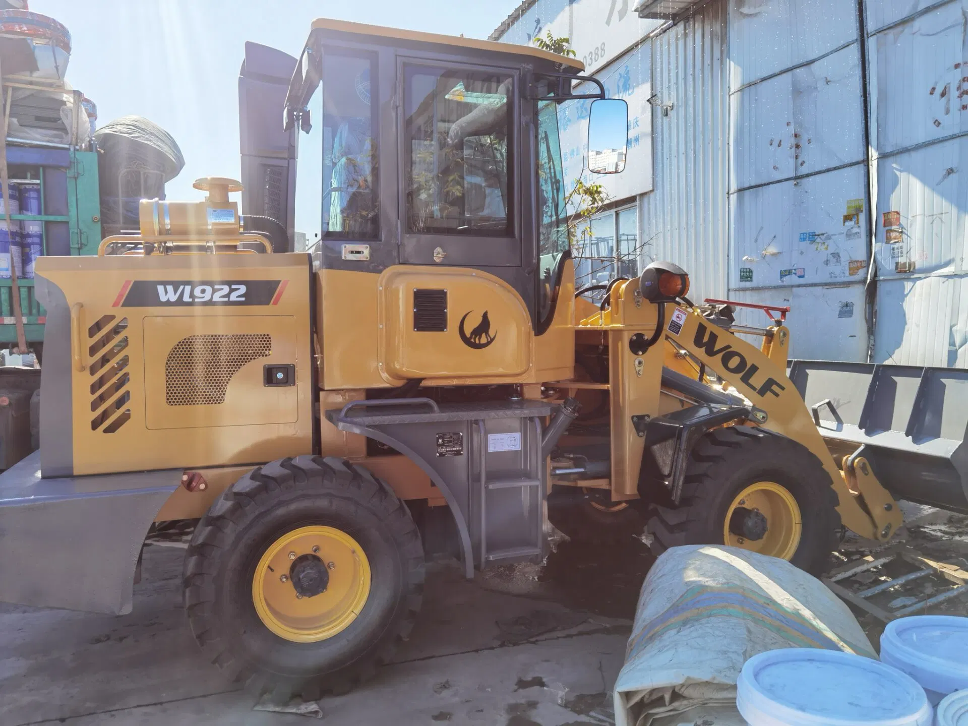 Le loup 1.6 tonnes ZL16 Agriculture Ferme de manette de commande pilote hydraulique de l'extrémité de la pelle chargeuse à roues de prix moins cher pour la vente