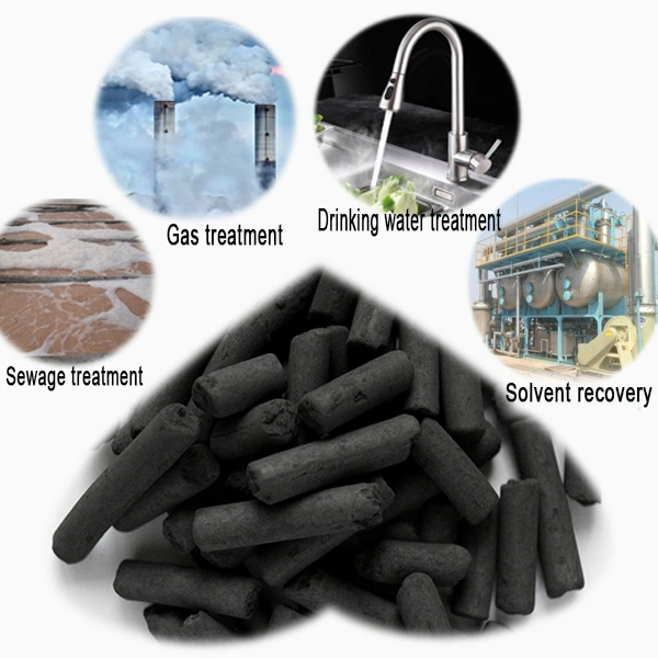 Harmful Gas Vocs Remove Use Pellet Activated Carbon