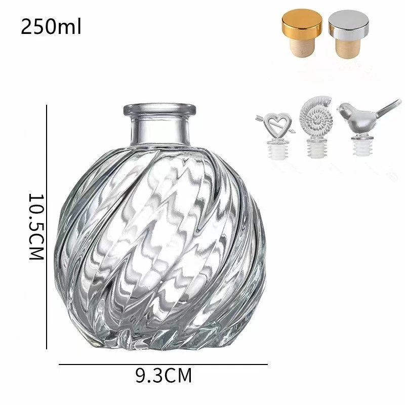 250ml 200ml 100ml Ball Shaped Glass Fragrance Bottle