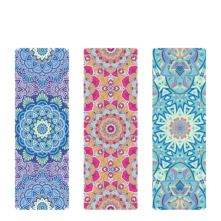 High Density Anti-Tear Übung Yoga Matte große Sublimation 10mm Yoga Mat Mandala