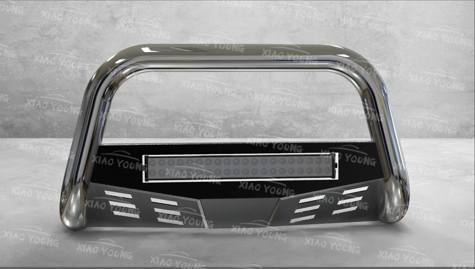 4X4 en acier noir grille de bouclier avant garde pour Hilux Vigo Revo Triton Dmax