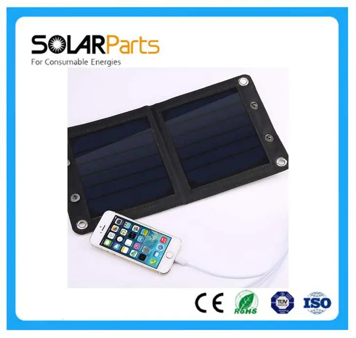 Solarparts 7W 5V Chargeur solaire portable