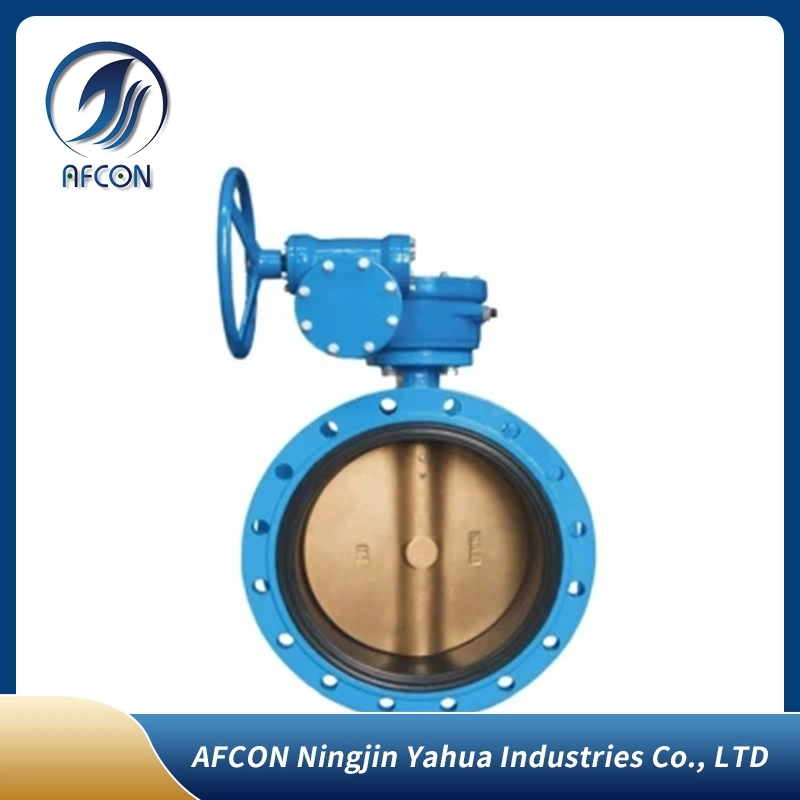 Gearbox Switch Box Double Acting Actuator Soft Seat Wafer or Flanged Butterfly Valve