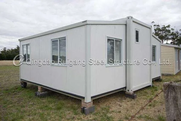 Mobilheim 2 Schlafzimmer Portable Living House Australien Erweiterbare Container Haus