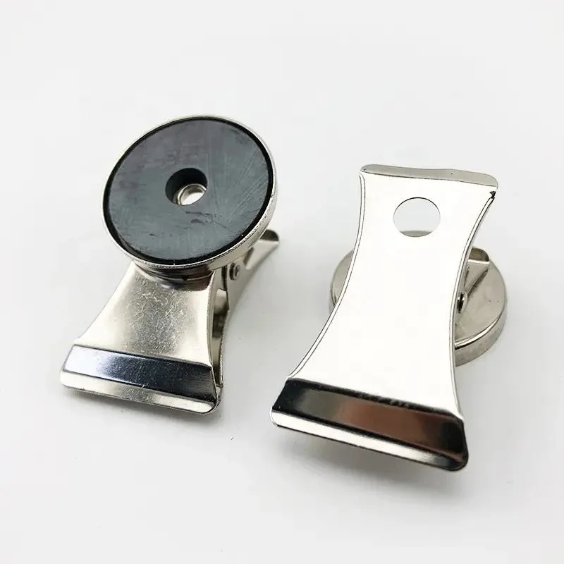 Metal Strong Magnet Magnetic Paper Holder Clip for Office