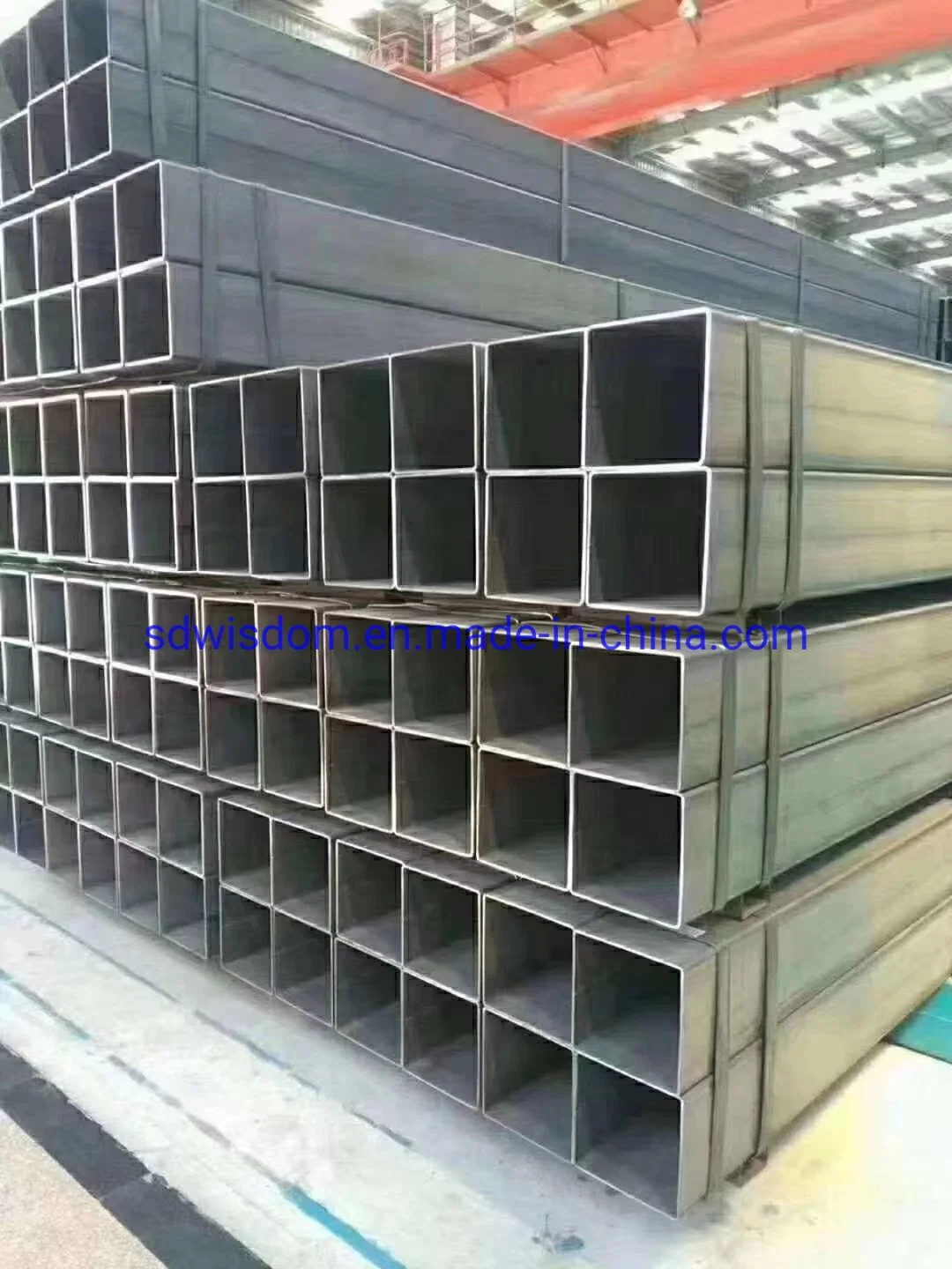 Q235 ASTM A36 40X40 Galvanized Square/Rectangular/Rhs/Shs/Decoration/Building/Fence/Pre Galvanized Steel Pipe Hot Dipped Gi Steel Tube