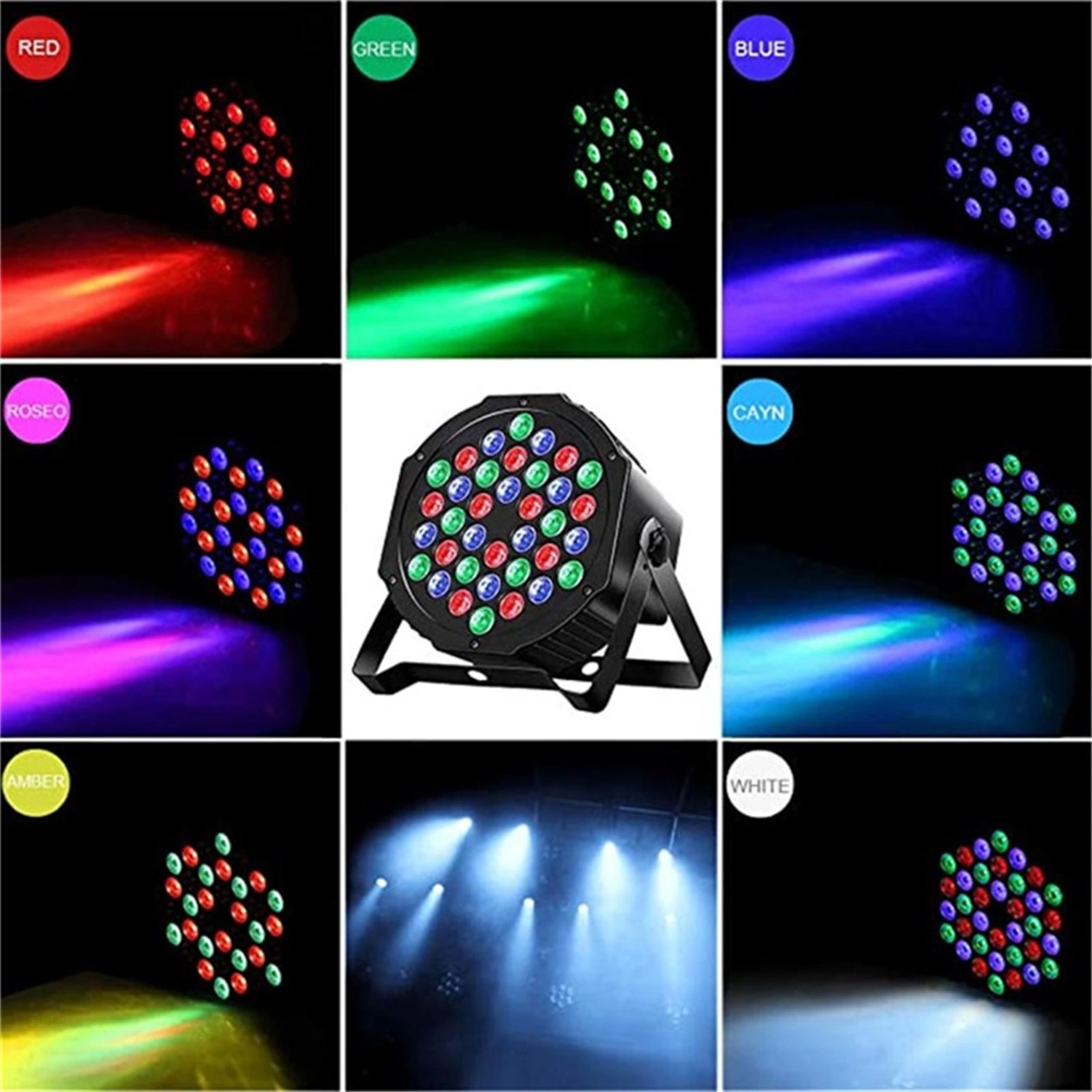 LED Stage Light Ultraviolet Black Light PAR Light Spotlight Lamp for Disco DJ Club