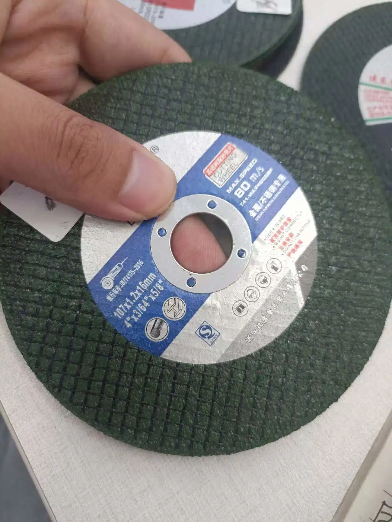 4inch High quality/High cost performance Abrasive Resin Bond Cutting Wheel Disk (105X1.0X16mm) for Metal Grinder