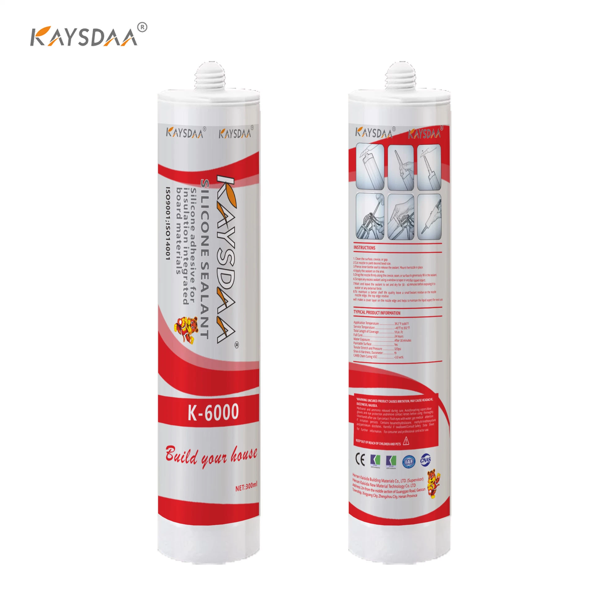 Top3 Silicone Adhesive and Sealant for Insulation Integrated Board Materials