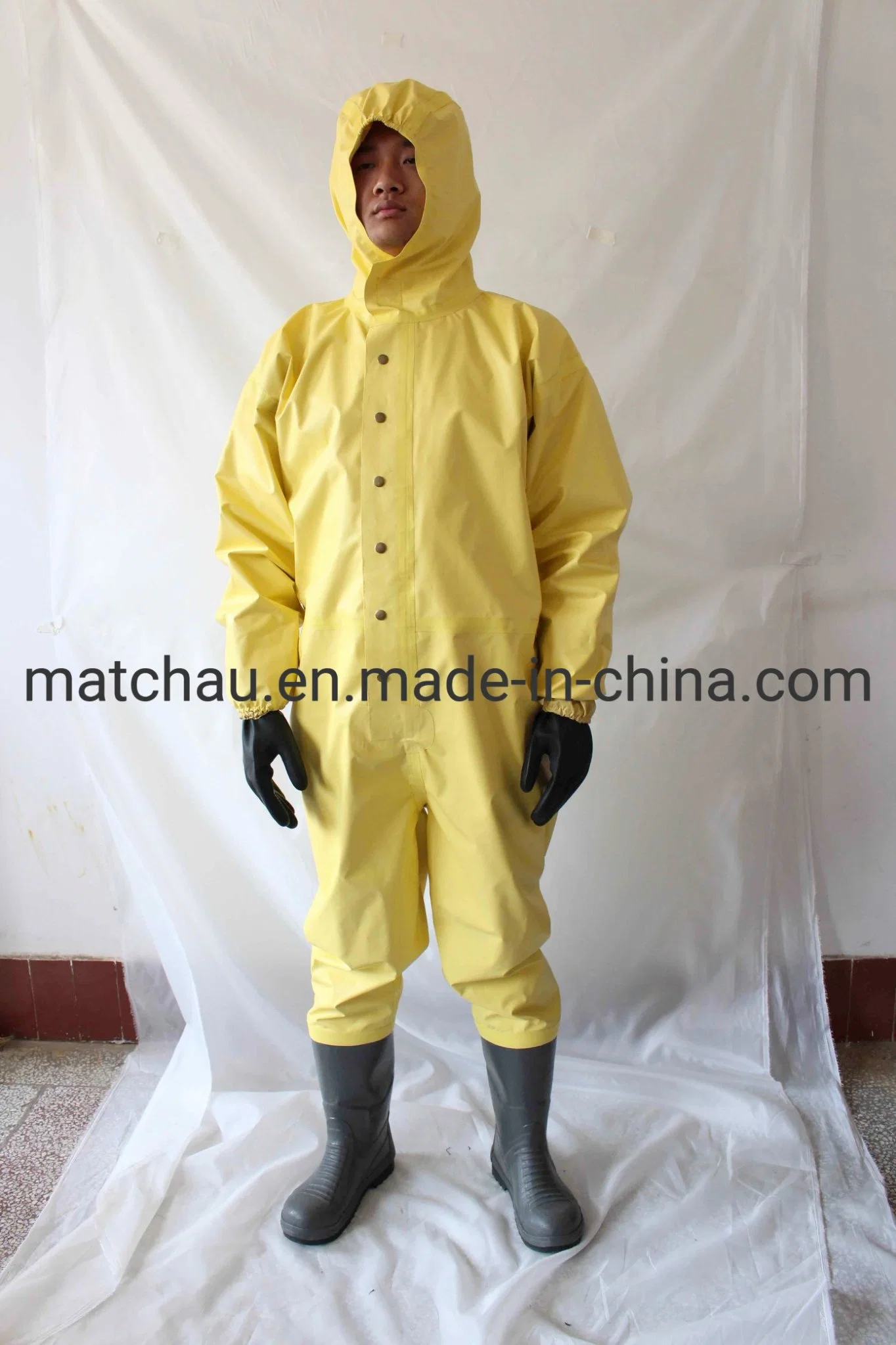 Personal Matchau traje de protección química