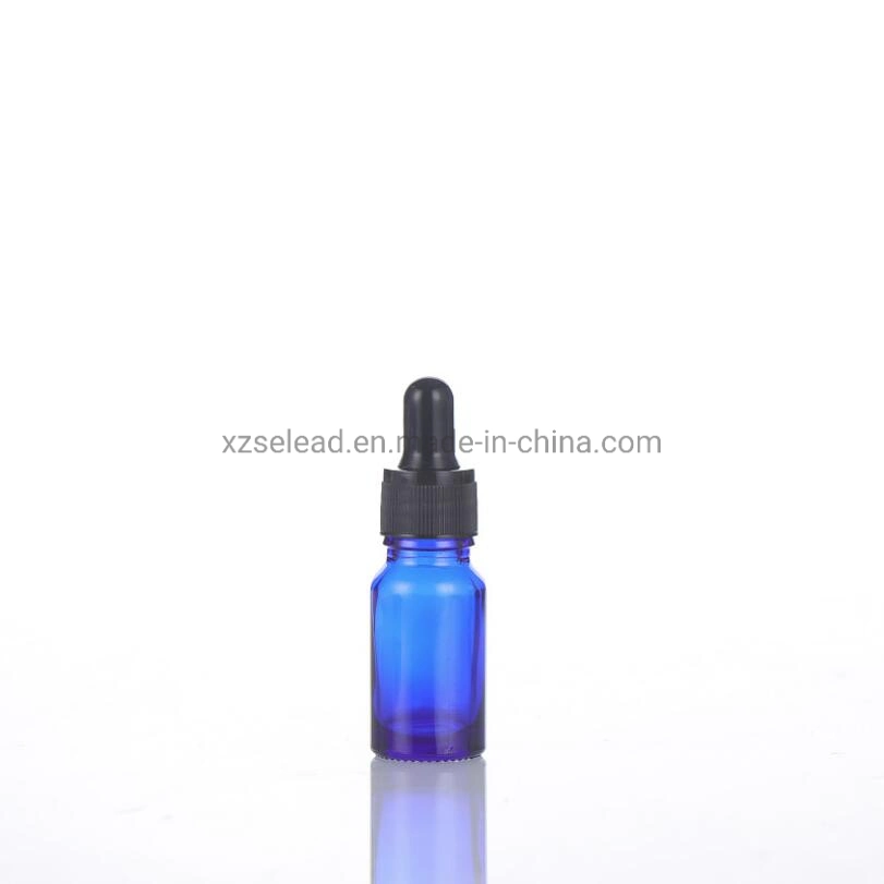 Aroma Oil Glass Small Sample Bottle Cosmetic Packing with Dropper 1oz