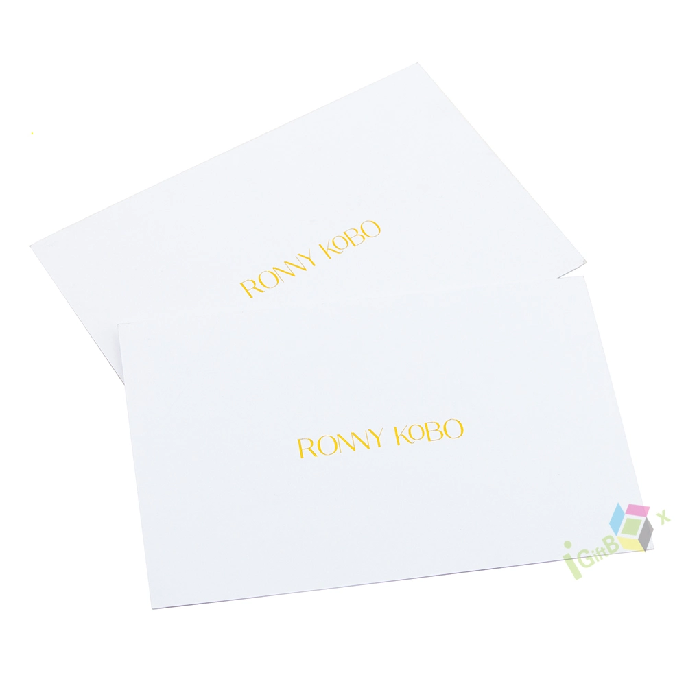 Luxury Custom Printing Gold Stamping Thank You Cards Display Gift Cards