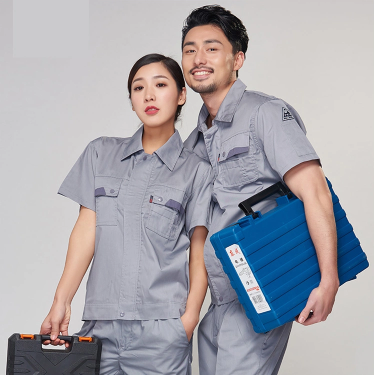 Short Sleeves Unisex Wholesales Shirts and Pants Factory Industrial Workwear