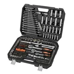 215PCS conjunto chave de roquete Auto Repair Mechanic Sleeve Kit Toolbox