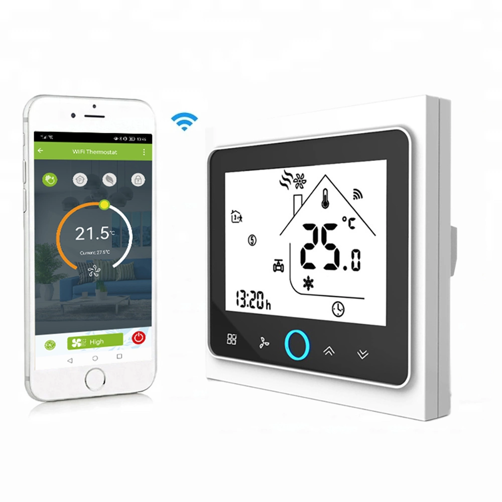 Intelligent Tuya WiFi Alexa Amazon Control Programmable Fcu Thermostat