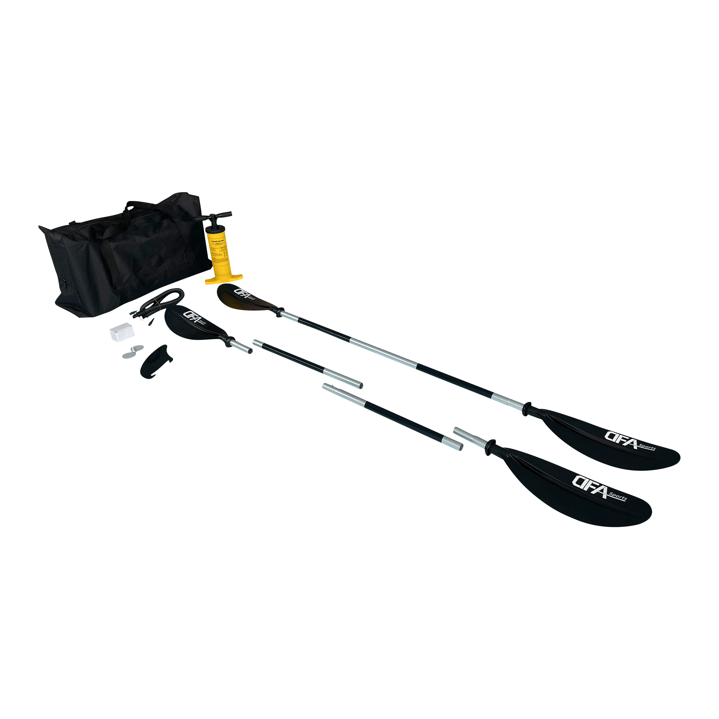 Dfaspo Inflatable Kayak Paddle / Bag/ Air Pump Kayak Accessories