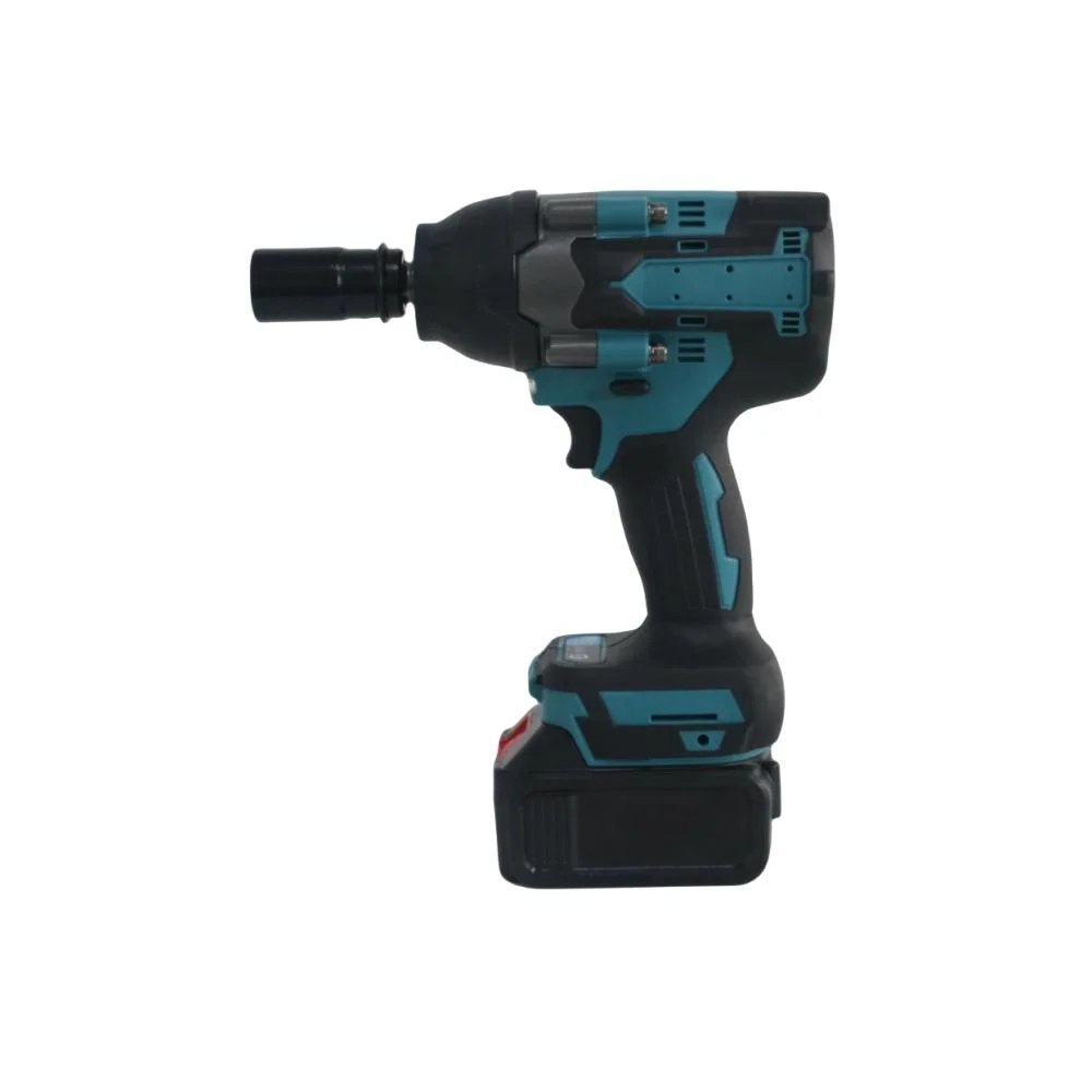 21V Brushless 1/2'' Electric Impact Wrench Cordless 550 N. M Li-ion Battery Power Impact Wrench