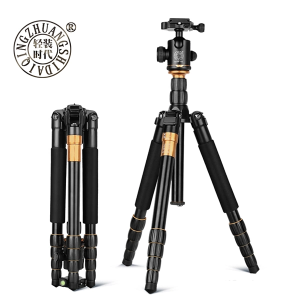 Qzsd Q666 Necessary in Portable Travel Photography Outdoor SLR Camera Bracket Digital Photography Camera Tripod