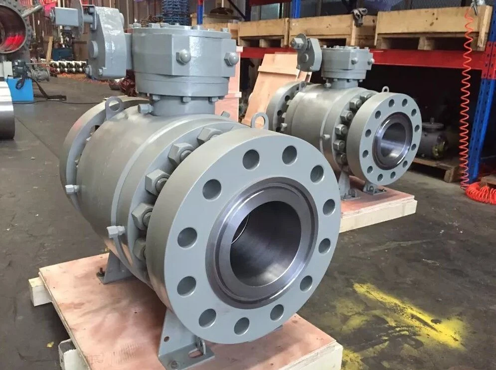 ANSI 3 Pieces Forged API Full Bore/Reduced Borestainless Steel Trunnion Ball Valve F51/F53/F11/F22/F304/F316