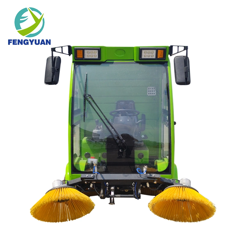 Ride on Electric Road Sweeping Cleaning Machine Industrial Street Sweeper with 240L Dustbin