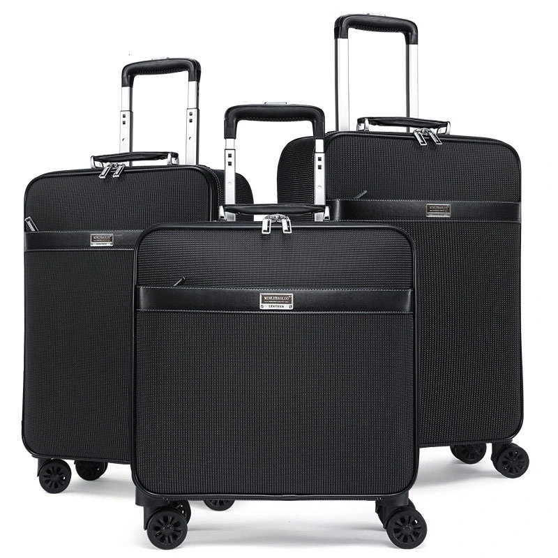 Customized Oxford Trolley Wheeled Leisure Business Travel Luggage School Suitcase Case Bag (CY6830)