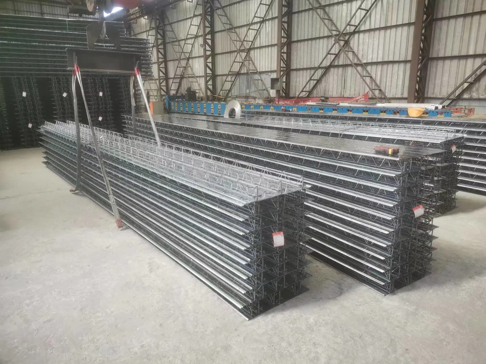 Building Material Welding Carbon Steel Rebar Steel Structure Reinforcement Truss Roof Board Node Processing Reinforcement Truss for Steel Structure