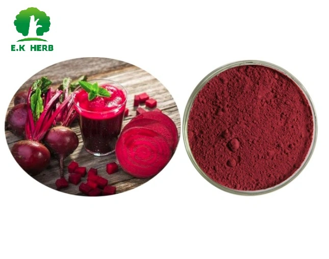 E. K Herb 100% Natural Plant Extract Factory Supply Used in Food and Beverage Organic Fresh Dried Beet Root Juice Extract Supplement Betanin Beet Root Extract