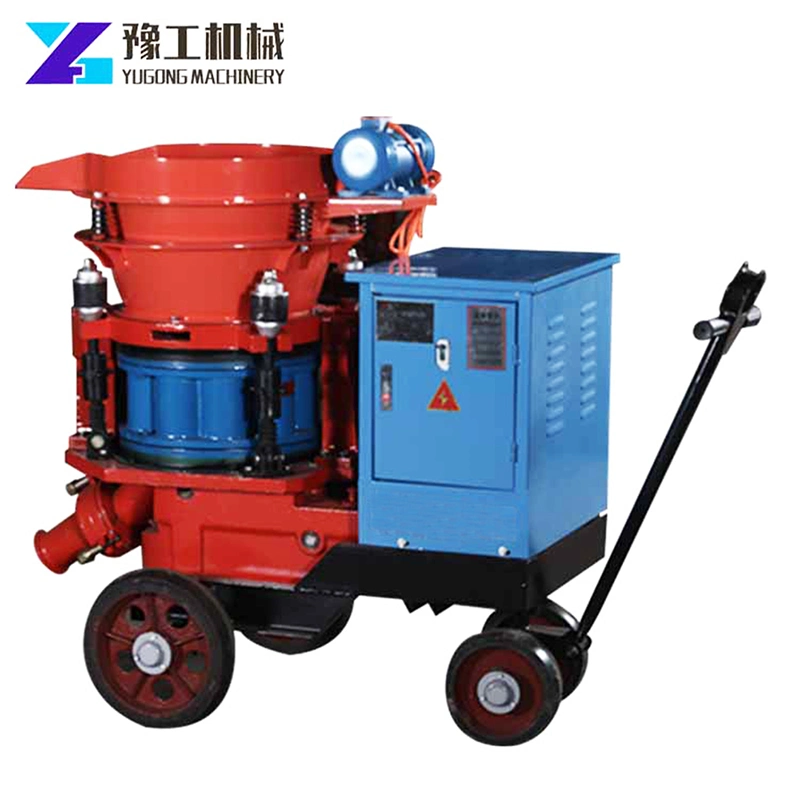 Wet and Dry Mix Explosion-Proof Shotcrete Plastering Machine