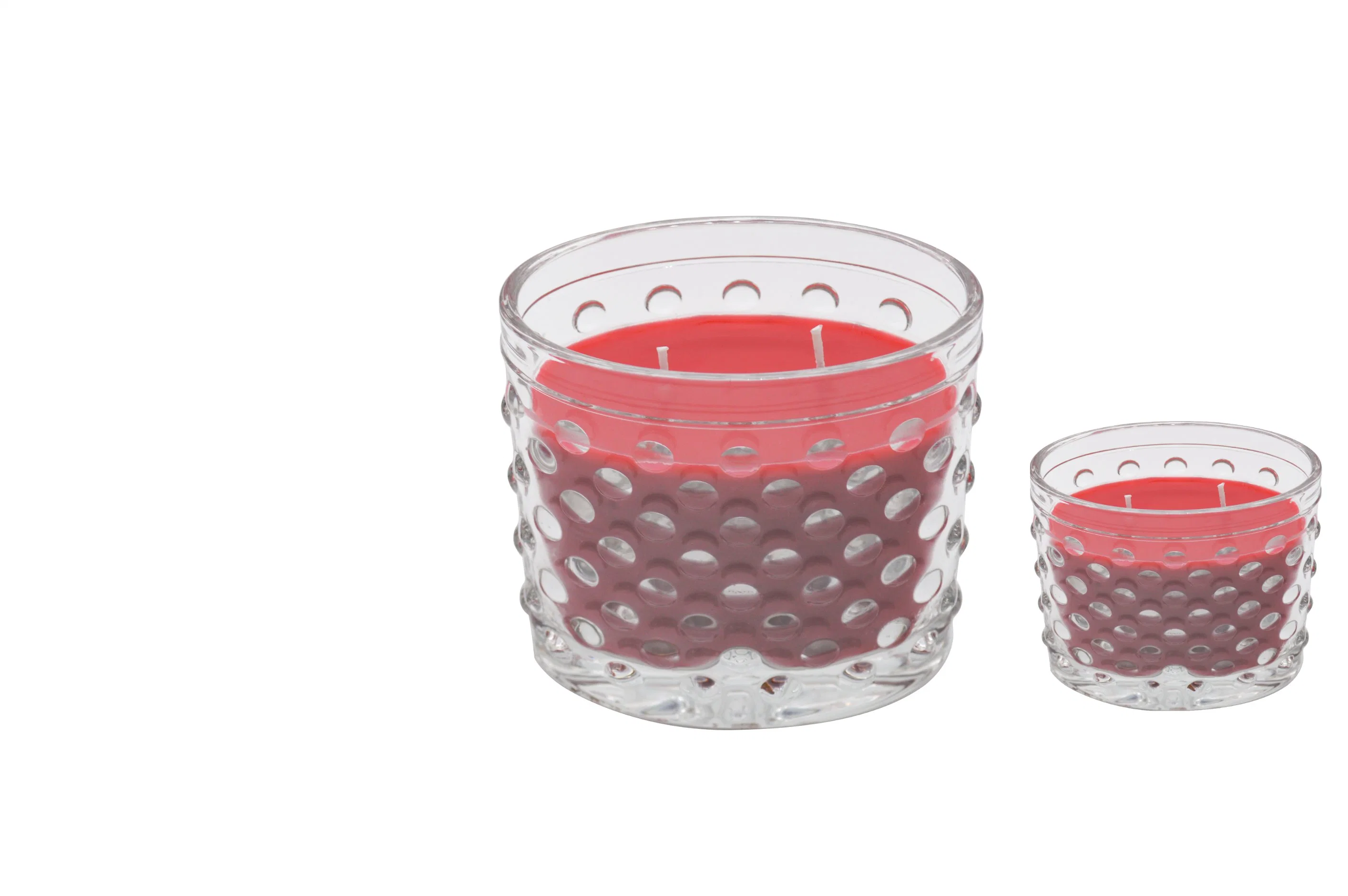 Elegant Cylindrical Aroma Candle Cup Delicate DOT Shape Fragrance Scented Candles