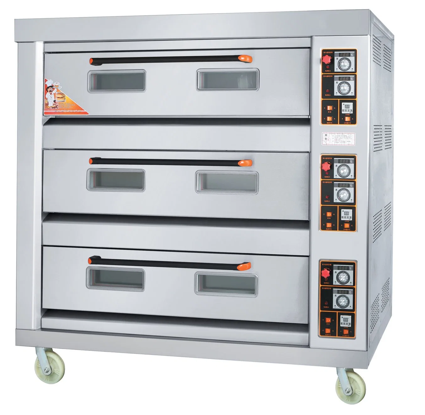 Direct Sale Baking Equipment Stainless Steel 3 Deck 3 Tray Gas Oven for Hotel Et-Rfl-33c