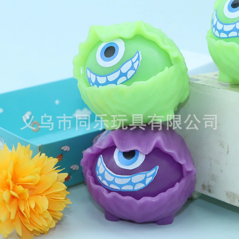 Wholesale/Supplier Promotion Gift Cabbage Stress Relief Kit Soft Squeeze Ball