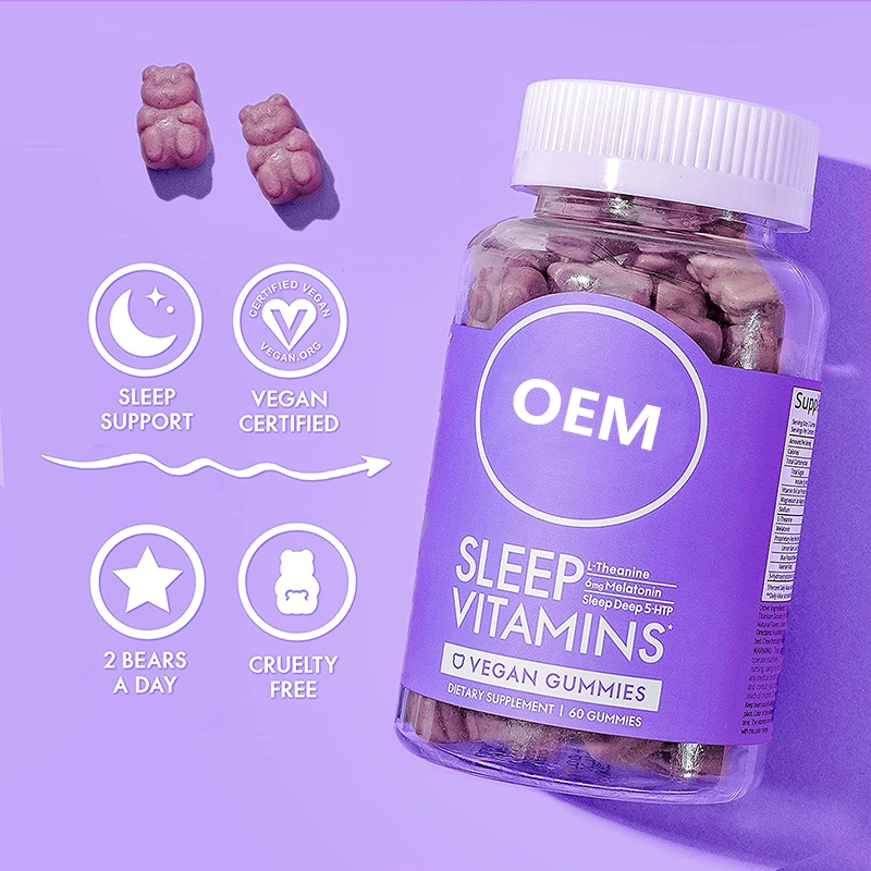 Ayudar a relajar la melatonina la fabricación de caramelos gomosos gomosa vitamina vitamina sueño