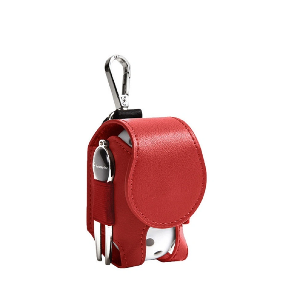 Sporting Goods Golf Ball Storage High Quality Leather Waist Holder Bag Wbb18275