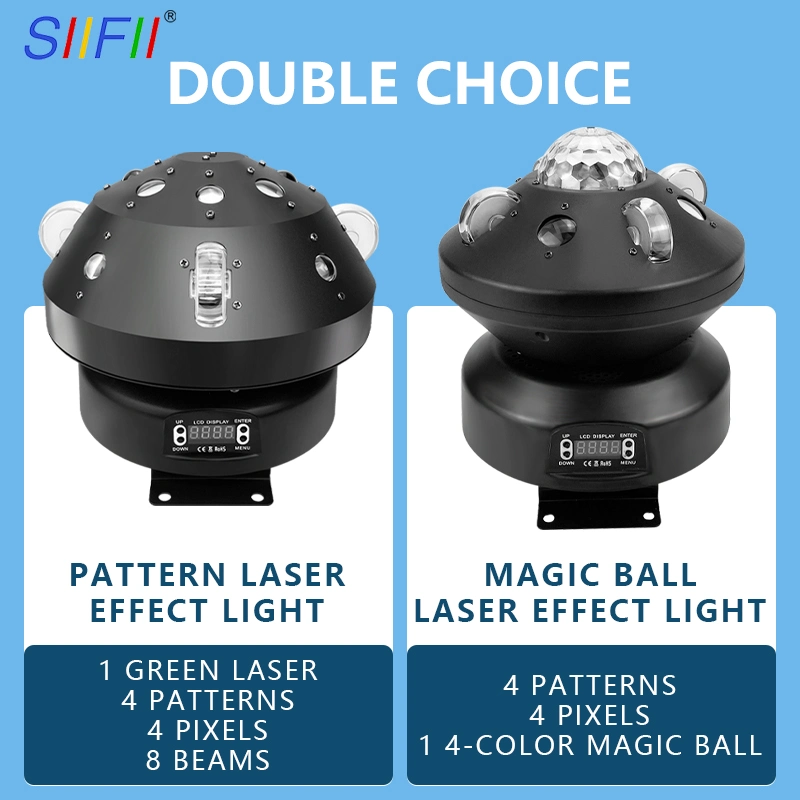 La línea de Gobo Magic Ball Haz 4 en 1 LED Discoteca DJ Efecto de la etapa de iluminación de parte de la luz