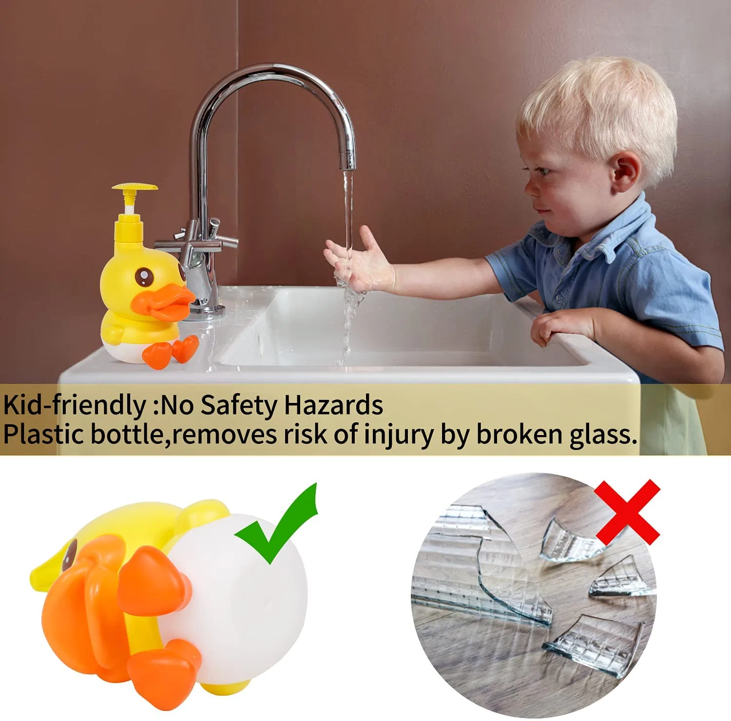 Cute Duck Bottle for Baby Shampoo